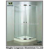 Aluminium profiles for shower enclosures