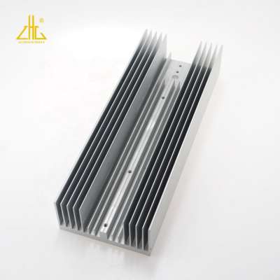 Jual 6063 solar energy system aluminium heatsink custom 1000mm aluminium heat sink for power amplifier