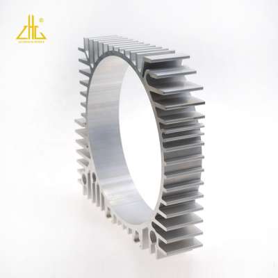 Large size Customized industrial extruded aluminum heatsink profile for car amplifier