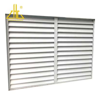 Exterior outside wall louvers aluminum OEM powder coating PVDF aluminium louver