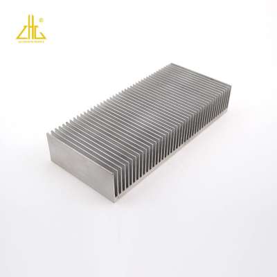 Custom 100MM Large Die Cast Fin Hollow Extruded Aluminum Heat Sink Profile Enclosure