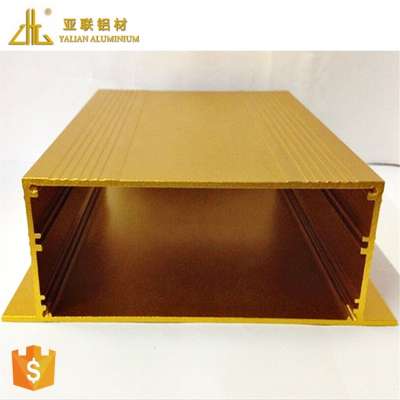 Foshan anodized extruded aluminum housing box profile manufacturer