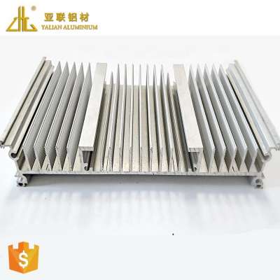 OEM large industrial extruded aluminum heatsink profile